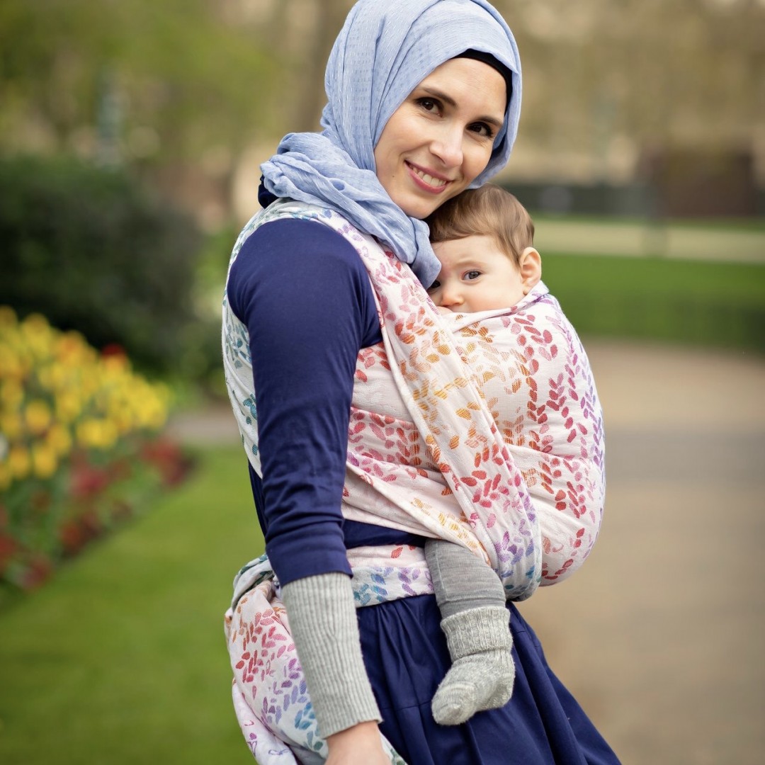 Woven Wings Stockinette Rainbow Brite