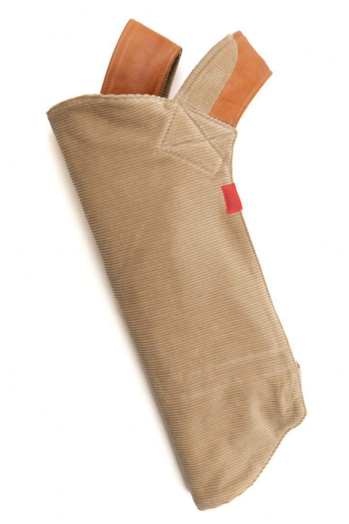 Sakura Bloom Onbuhimo + Whiskey Leather Cameo Corduroy