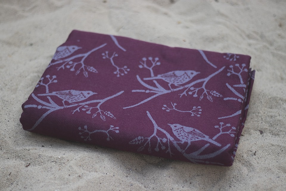【値下げ】Woven Bliss　LADY BIRD beet　ベビーラップ 値下げ】Woven Bliss LADY BIRD beet ベビーラップ