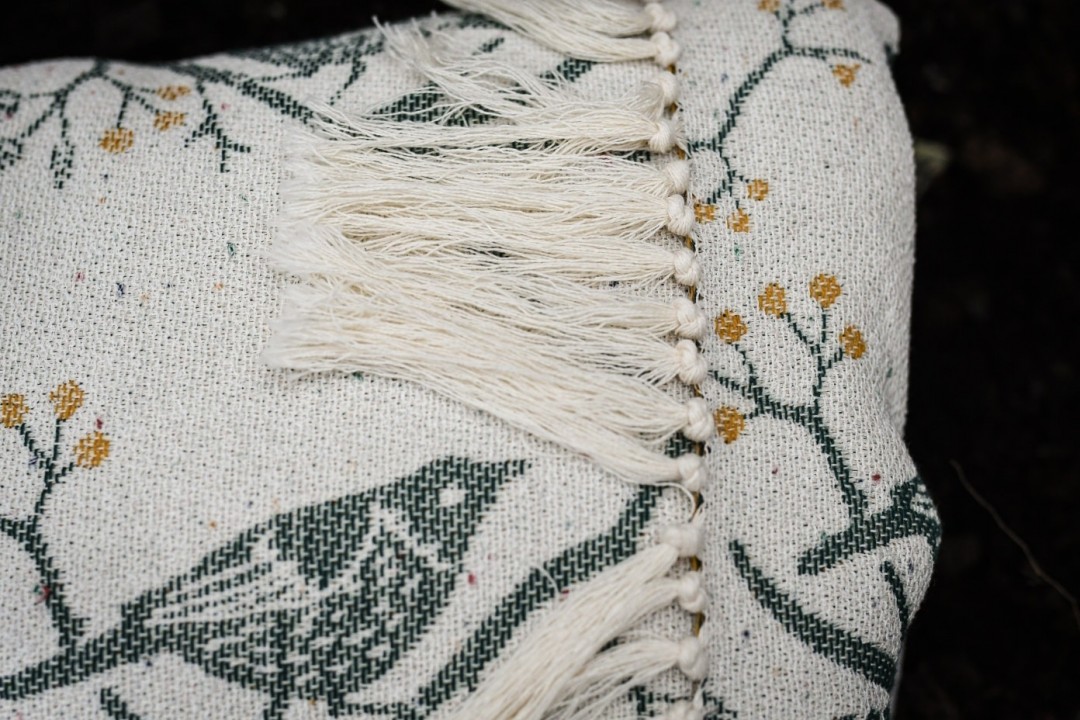【値下げ】Woven Bliss　LADY BIRD beet　ベビーラップ Woven Bliss Lady Bird Friskånde