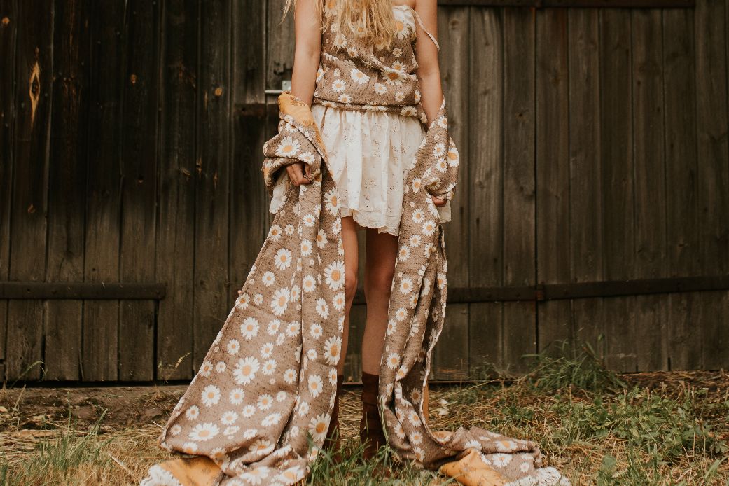 【値下げ】Woven Bliss　LADY BIRD beet　ベビーラップ 値下げ】Woven Bliss LADY BIRD beet ベビーラップ