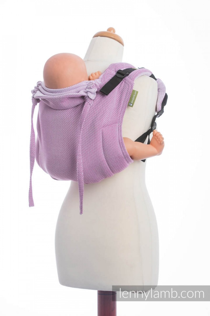 LennyLamb Buckle Onbuhimo Toddler Little Herringbone Purple