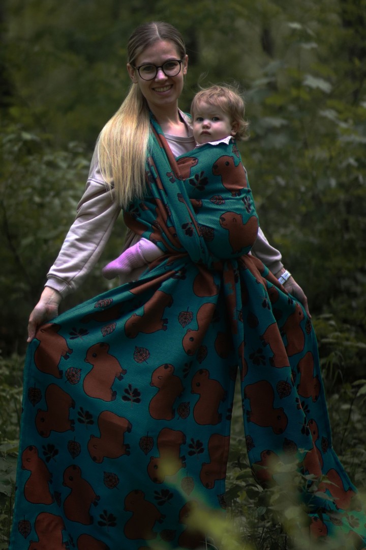 Lolly Wovens Capibari Cooper Lagoon