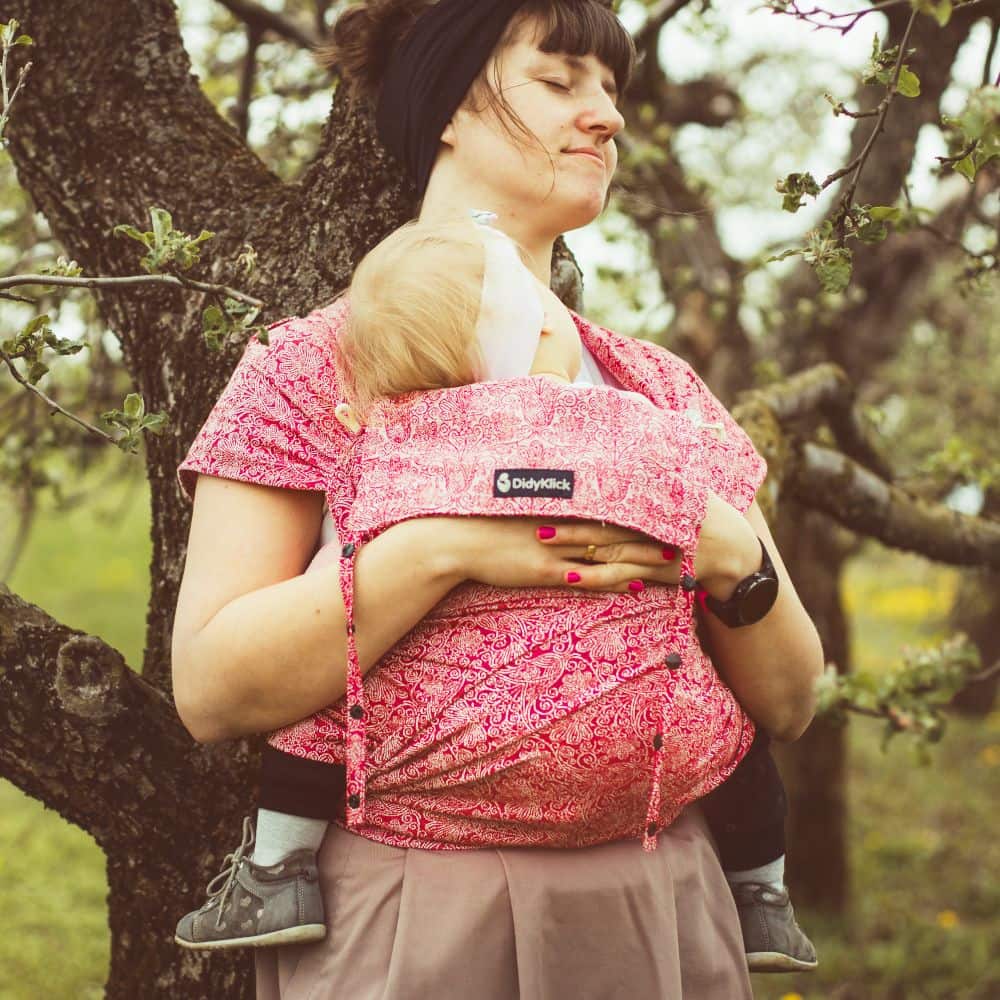 Didymos DidyKlick Classic Floris Ruby Red