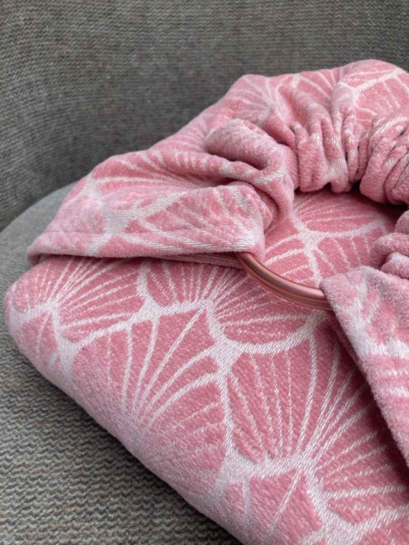 Linuschka Ring Sling Ipomèe Velvet Vieux Rose