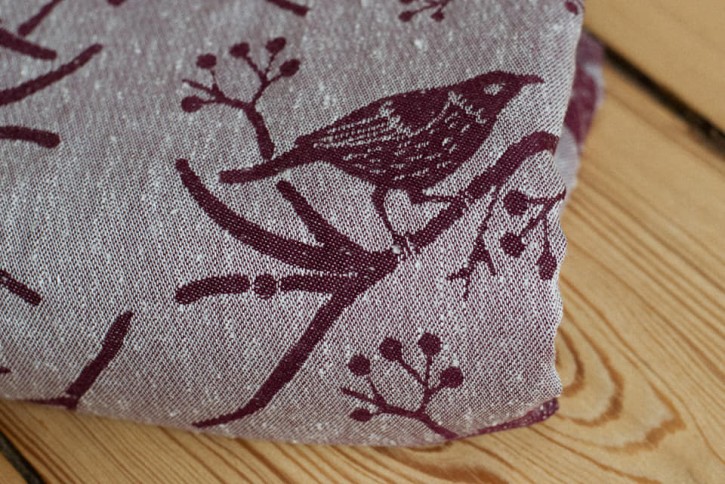 【値下げ】Woven Bliss　LADY BIRD beet　ベビーラップ Woven BlissLADY BIRD beetベビーラップ