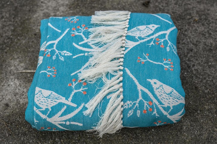 値下げ】Woven Bliss LADY BIRD beet ベビーラップ 値下げ】Woven