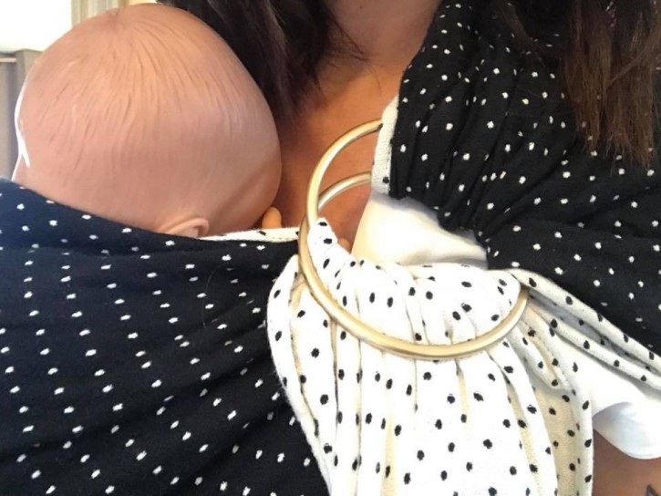 Léora Sling Plumetis Ombre et Lumière