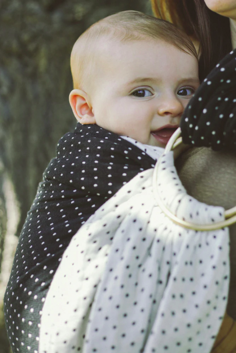 Leora スリング Plumetis Ombre et lumière Léora Sling Plumetis Ombre et Lumière