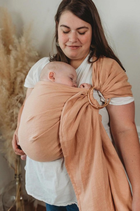 LoveHeld Ring Sling Supersoft Linen Myla Mae