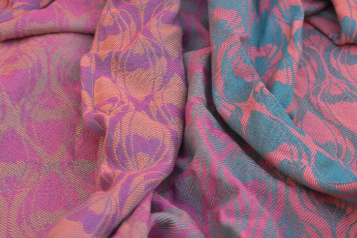 Yaro La Fleur Meta Petrol Fuchsia Orange